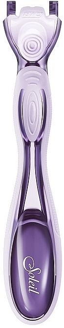 Women Razor with 2 Refill Cartridges - Bic Click 5 Soleil Sensitive — photo N4