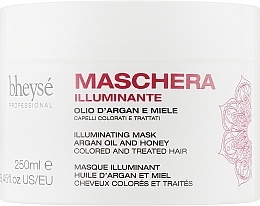 Fragrances, Perfumes, Cosmetics Argan Oil & Honey Mask for Colored Hair - Renee Blanche Bheyse Maschera Illuminating