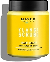 Fragrances, Perfumes, Cosmetics Natural Face & Body Salt Scrub "Ylang-Ylang & Lemon" - Mayur