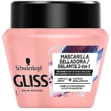 Mask for Damaged Hair & Split Ends - Gliss Hair Repair Sealing 2-in-1 Treatment — photo N3