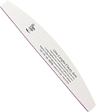 Fragrances, Perfumes, Cosmetics Double-Sided Hard Nail File, 100/100, white - Peggy Sage 2-Way Half-Moon Nail File