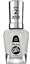 Fragrances, Perfumes, Cosmetics Shimmering Top Coat 'Glazed' - Sally Hansen Miracle Gel Top Coat