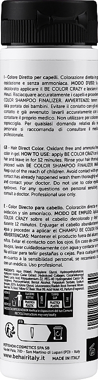 Direct Hair Colour - Be Hair Be Color Crazy 12 Min Fluo Color Gel — photo N2