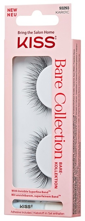 False Eyelashes - Kiss Bare Collection KAR01 — photo N1