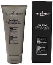 Fragrances, Perfumes, Cosmetics Shaving Emulsion - Philip Martins Free Shave 3 in 1 Shaving Emulsion