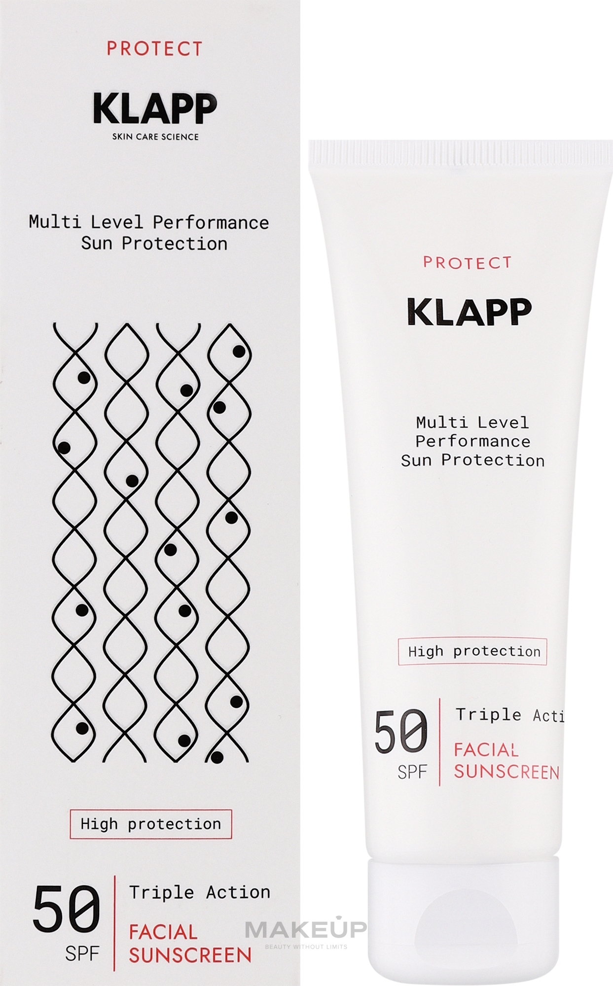 Sunscreen - Klapp Multi Level Performance Sun Protection Cream SPF50 — photo 50 ml