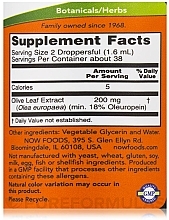 Olive Leaf Glycerite - Now Foods Olive Leaf Glycerite — photo N3