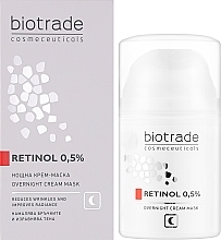 Night Cream Mask with 0.5% Retinol - Biotrade Retinol 0.5% Overnight Cream Mask — photo N4