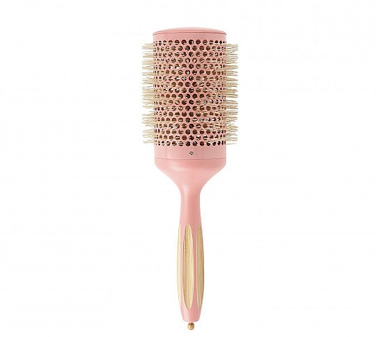 Round Hair Brush - Ilu Hair Brush BambooM Round 65 mm — photo N1