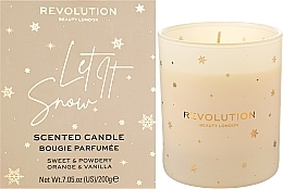 Scented Candle - Makeup Revolution Home Let It Snow Scented Candle — photo N4