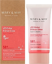 Fragrances, Perfumes, Cosmetics Face Sunscreen - Mary&May Vegan Primer Glow Sun Cream SPF50+ PA++++