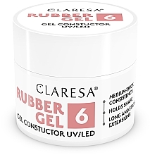 Nail Extension Gel, 12 g - Claresa Rubber Gel — photo N8