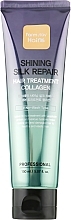 Collagen Hair Mask - FarmStay Shining Silk Repair Hair Treatment Collagen — photo N2