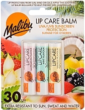 Set - Malibu Lip Care Balm SPF30 Set (lip/balm/3x4g) — photo N1