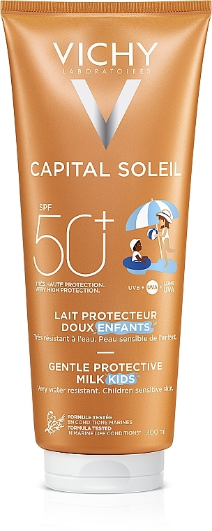 Sun Protection Kids Soft Milk - Vichy Capital Soleil Milk For Children SPF50 — photo N1