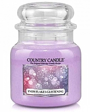 Fragrances, Perfumes, Cosmetics Scented Candle - Country Candle Snowflakes Glistening