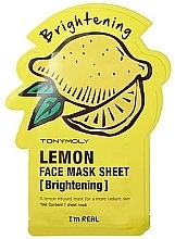 Facial Sheet Mask - Tony Moly I'm Real Lemon Mask Sheet — photo N1