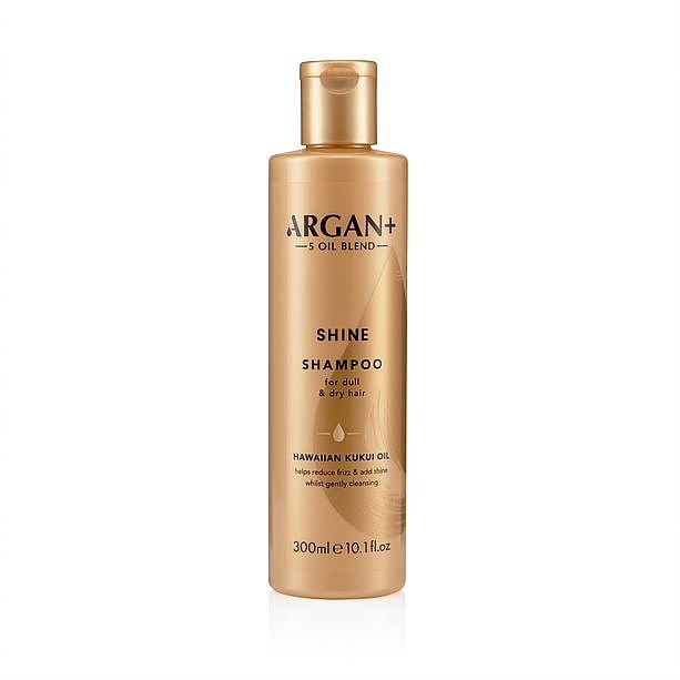 Glow Shampoo for Dry and Dull Hair - Argan+ Shine Shampoo Hawaiian Kukui Oil — photo N1