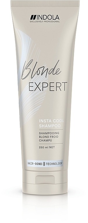 Cold Blonde Shampoo - Indola Blonde Expert Insta Cool Shampoo — photo N2