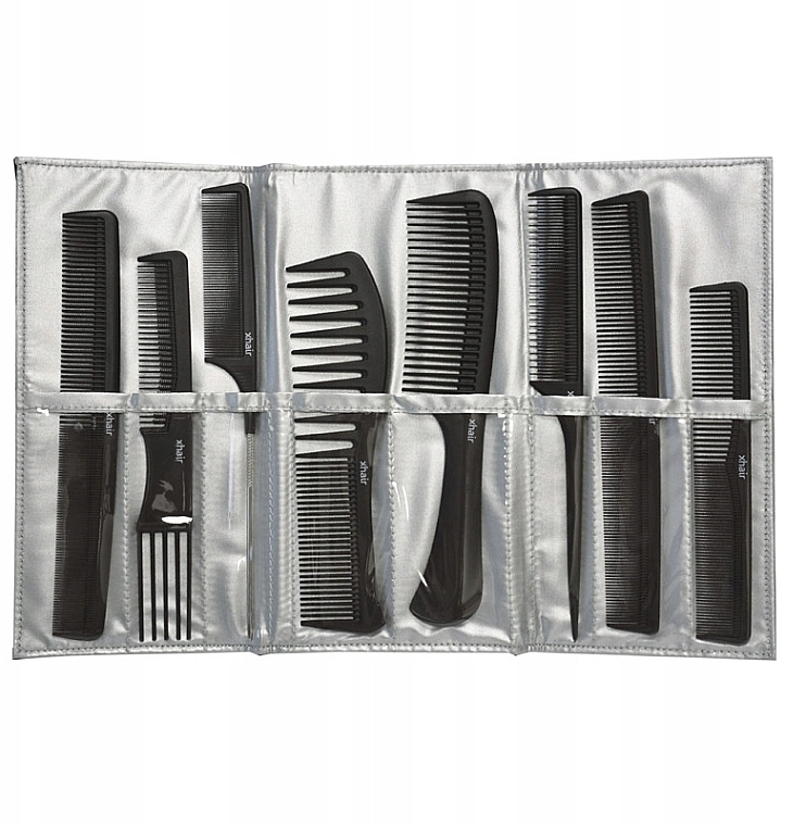 Professional Comb Set in a Case, 8 pcs - Xhair — photo N3