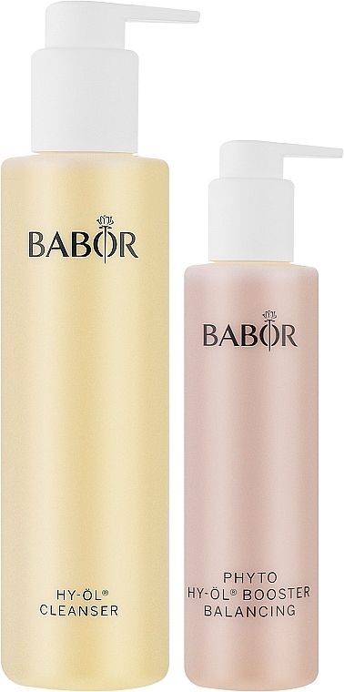 Set - Babor Cleanser & Phyto HY-OL Booster Balancing Set (oil/200 ml + cleanser/100 ml) — photo N2