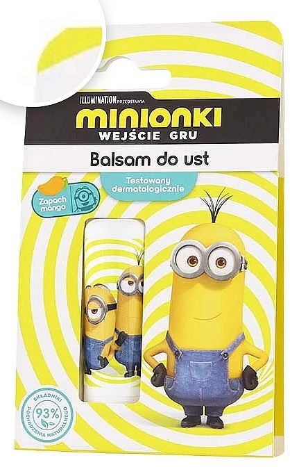 Minions Lip Balm - Nickelodeon Minions Mango Lip Balsam — photo N1