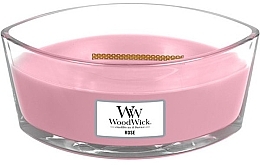 Fragrances, Perfumes, Cosmetics Scented Candle in Glass - WoodWick Hearthwick Flame Ellipse Candle Rose