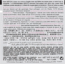 Detox Face Mask with Pink Clay - Novexpert Magnesium Mask Detox With Creamy Pink Clay (sample) — photo N2