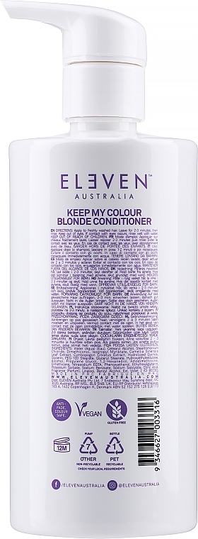 Conditioner for Blonde Hair - Eleven Australia Keep My Colour Blonde Conditioner — photo N5