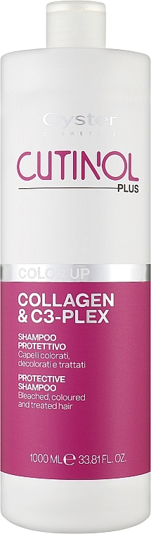 Shampoo for Coloured Hair - Oyster Cutinol Plus Collagen & C3-Plex Color Up Protective Shampoo — photo N1