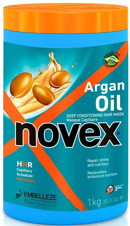 Hair Mask - Novex Argan Oil Deep Conditioning Hair Mask — photo N1