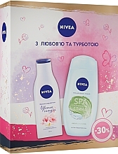 Fragrances, Perfumes, Cosmetics Set - NIVEA (body/milk/200ml + sh/gel/250ml)