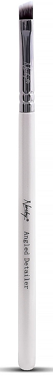 Eye and Lip Brush - Nanshy Angled Detailer Brush Pearlescent White — photo N1