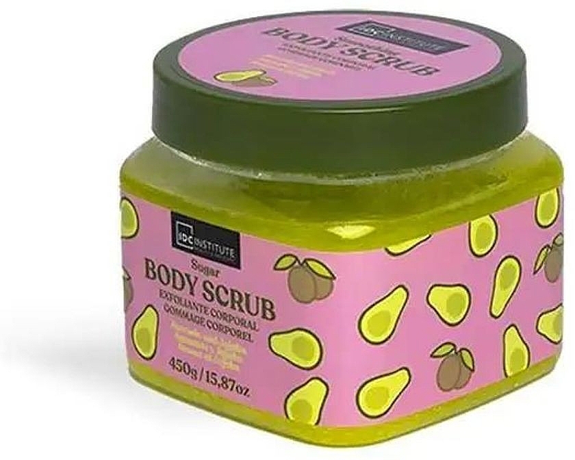 Body Sugar Scrub - IDC Institute Sugar Body Scrub Avocando & Jojoba — photo N2