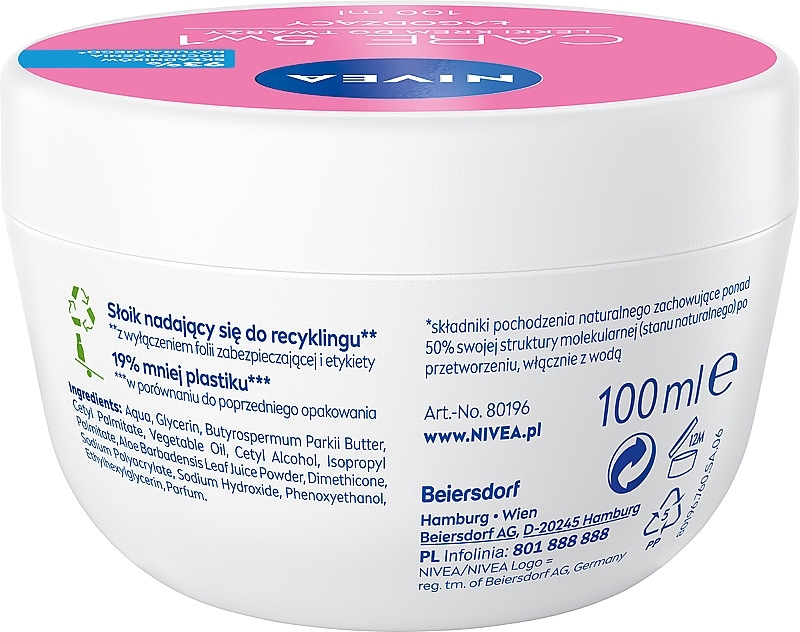 Soothing Cream for Dry Skin - NIVEA Care Light Soothing Cream — photo N3