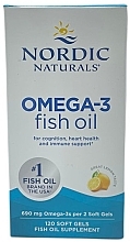 Fragrances, Perfumes, Cosmetics Omega-3 Fish Oil Dietary Supplement - Lemon Flavour - Nordic Naturals Omega-3 690mg Lemon