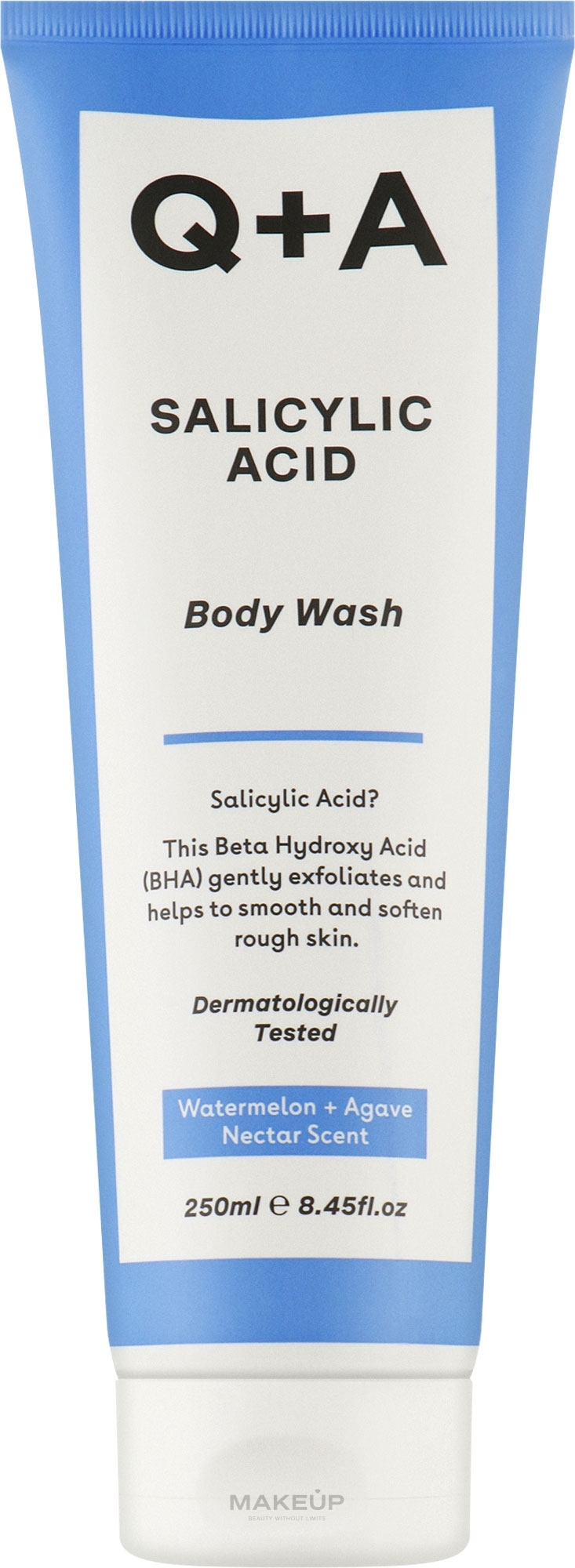 Body Wash Gel with Salicylic Acid - Q+A Salicylic Acid Body Wash — photo 250 ml