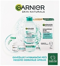 Fragrances, Perfumes, Cosmetics Set - Garnier Skin Naturals Hyaluronic Aloe (micellar/water/400ml + gel/50ml + mask/28g)