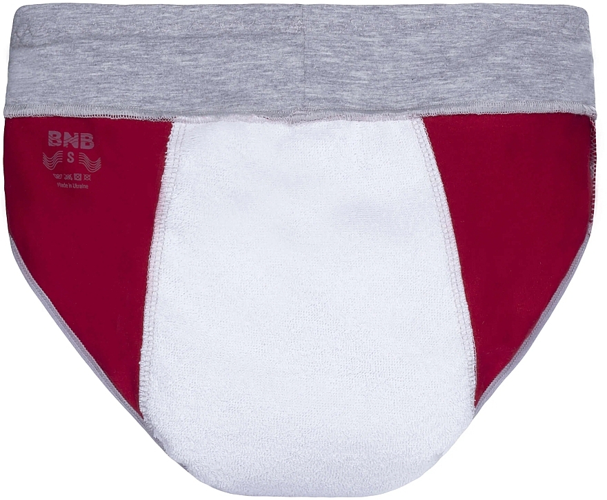 Menstrual Panties for Women 'Sport +', bordo - BNB — photo N4