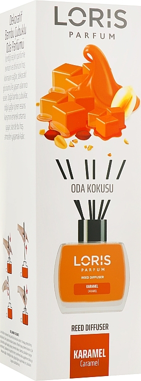 Caramel Reed Diffuser - Loris Parfum Exclusive Caramel Reed Diffuser — photo N1