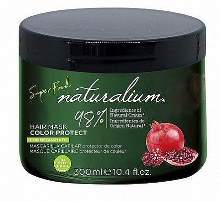 Hair Mask - Naturalium Super Food Pommegranate Color Protect Hair Mask — photo N1