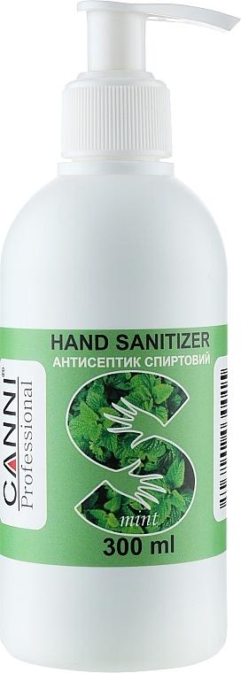 Antibacterial Hand and Nail Solution - Canni Hand Sanitizer Mint — photo N5