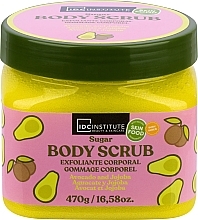 Fragrances, Perfumes, Cosmetics Body Sugar Scrub - IDC Institute Sugar Body Scrub Avocando & Jojoba