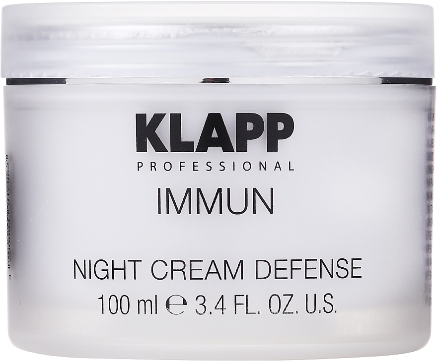 Intensive Night Care Cream - Klapp Immun Night Cream Defense — photo N3