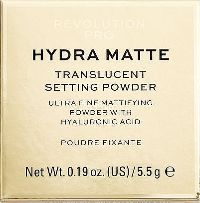 Matte Translucent Powder - Makeup Revolution Pro Hydra Matte Translucent Setting Powder  — photo N1