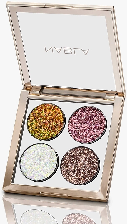 Eyeshadow & Glitter Palette - Nabla Glorious Lights Glitter Palette — photo N2