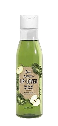 Oily Hair Apple & Organic Kale Cleansing Shampoo - Oriflame Love Nature Up-Loved Purifying Shampoo — photo N1