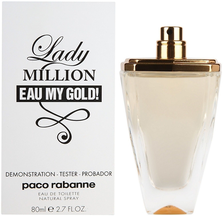 Paco Rabanne Lady Million Eau My Gold - Eau de Toilette (tester without cap) — photo N5