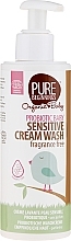 Fragrances, Perfumes, Cosmetics Baby Wash Cream - Pure Beginnings Probiotic Baby Sensitive Cream Wash