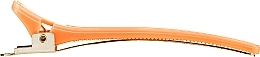 Plastic Claw Clip "Combi", orange, 10 cm - Comair — photo N3